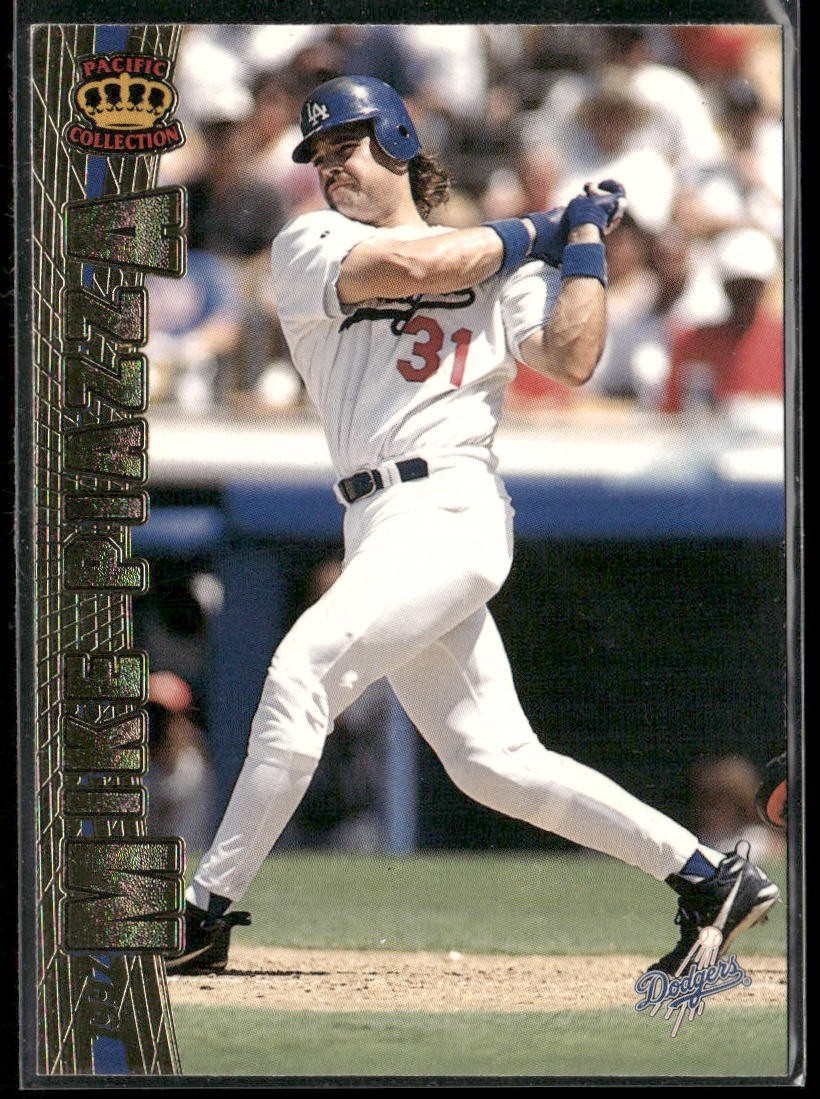 Mike Piazza Player Lot Bundle 10 Different Baseball Cards MP002 Dodgers Mets back