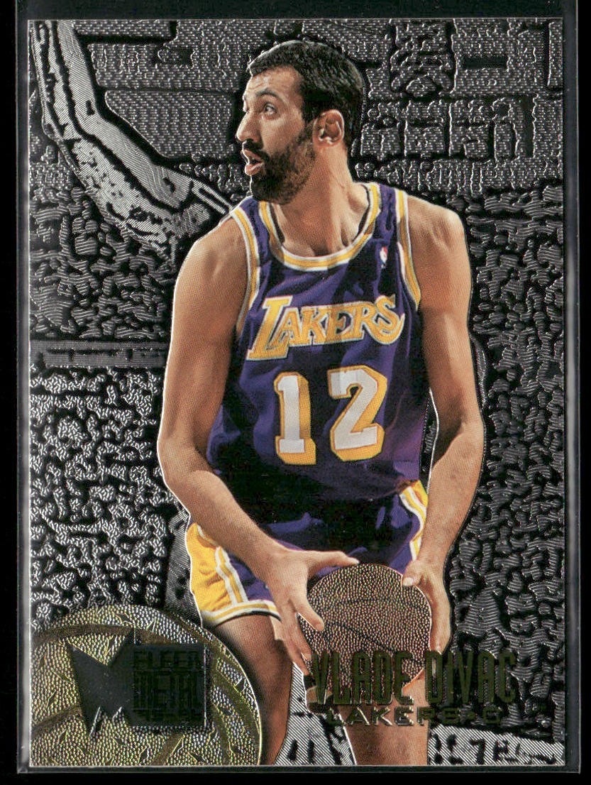 Vlade Divac Player Lot Bundle 10 Basketball Cards VD003 Lakers Hornets back
