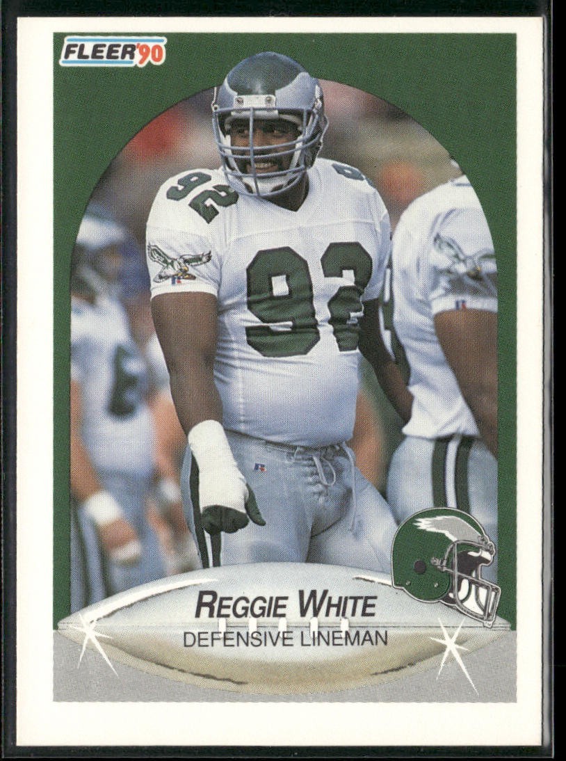 Reggie White Player Lot Bundle 10 Different Football Cards RW005 Eagles Packers back