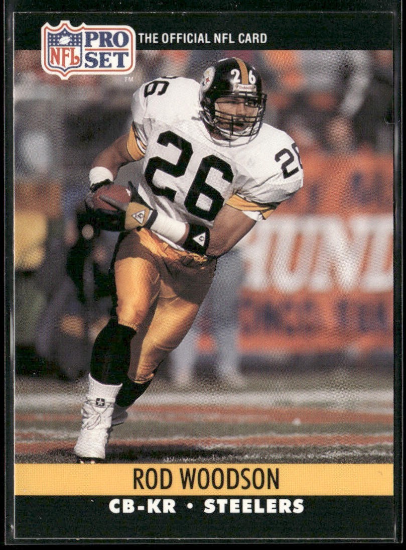 Rod Woodson Player Lot Bundle 10 Different Football Cards RW002 Steelers back