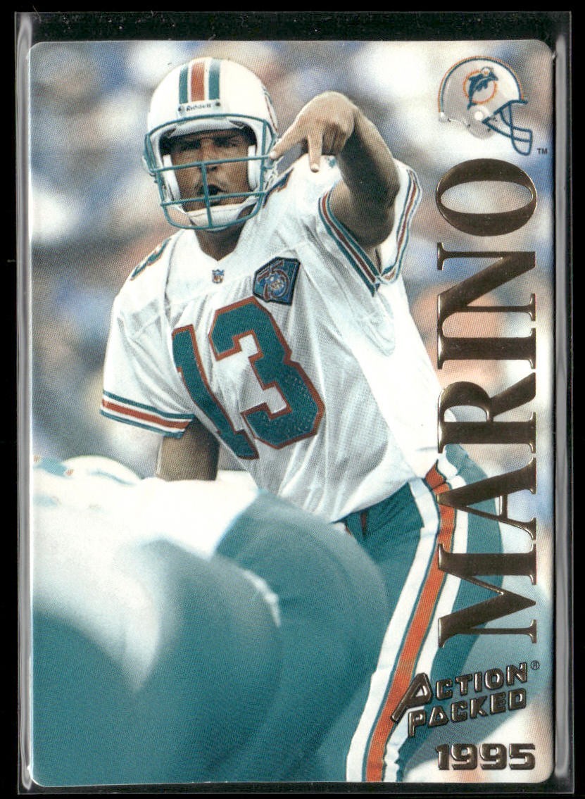 Dan Marino Player Lot Bundle 10 Different Football Cards DM008 Dolphins back