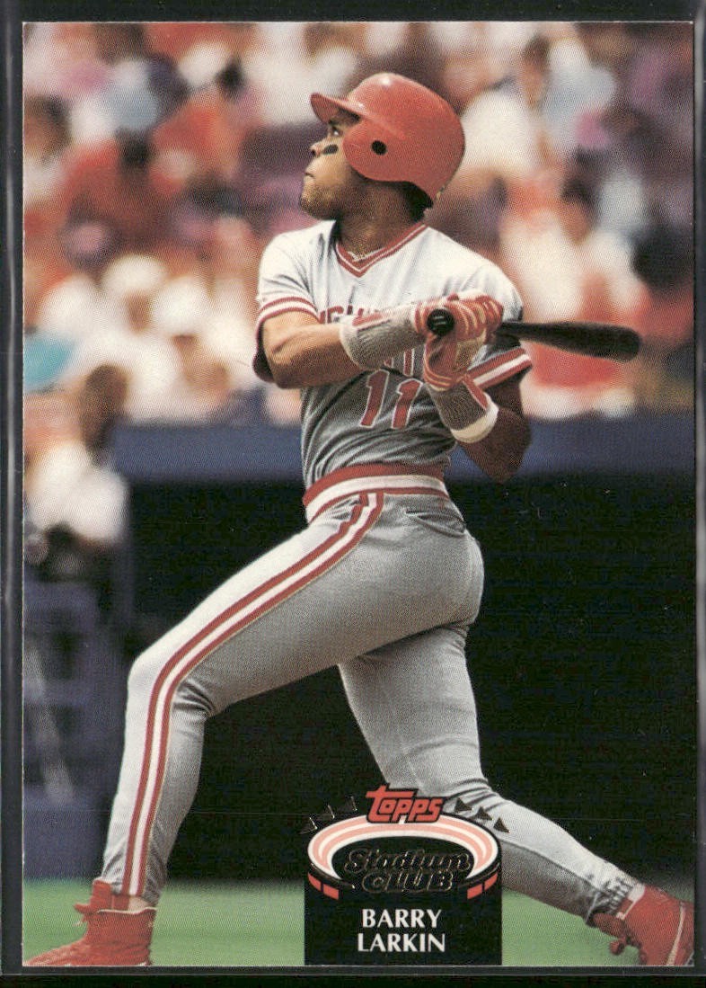 Barry Larkin Player Lot Bundle 10 Different Baseball Cards BL001 Reds back
