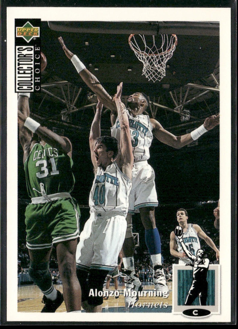 Alonzo Mourning Player Lot Bundle 10 Different Basketball Cards AM003 Heat back