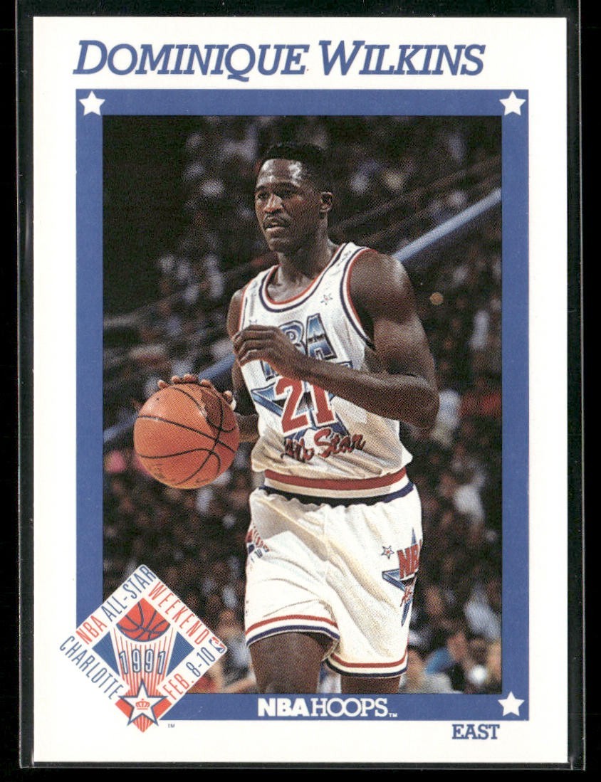 Dominique Wilkins Player Lot Bundle 10 Basketball Cards DW002 Hawks back