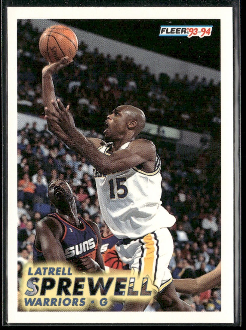 Latrell Sprewell Player Lot Bundle 10 Basketball Cards LS002 Warriors Knicks back