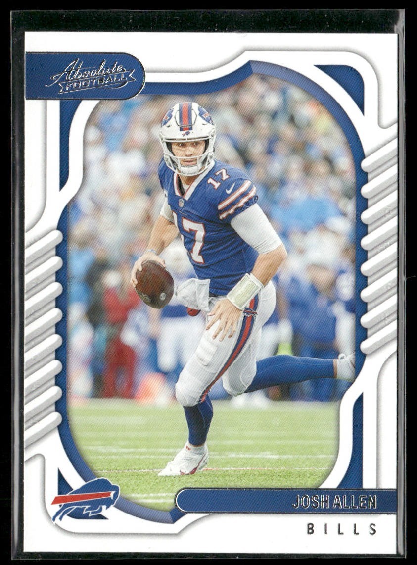 Josh Allen Player Lot Bundle 10 Different Football Cards JA001 Bills back