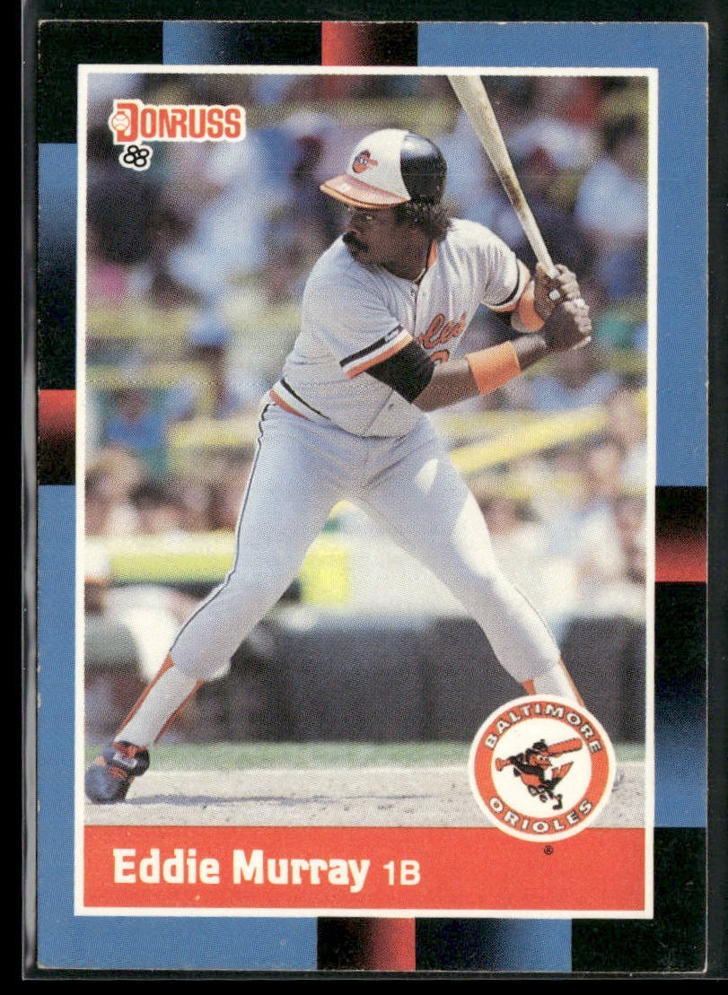 Eddie Murray Player Lot Bundle 10 Different Baseball Cards EM001 Orioles Mets back
