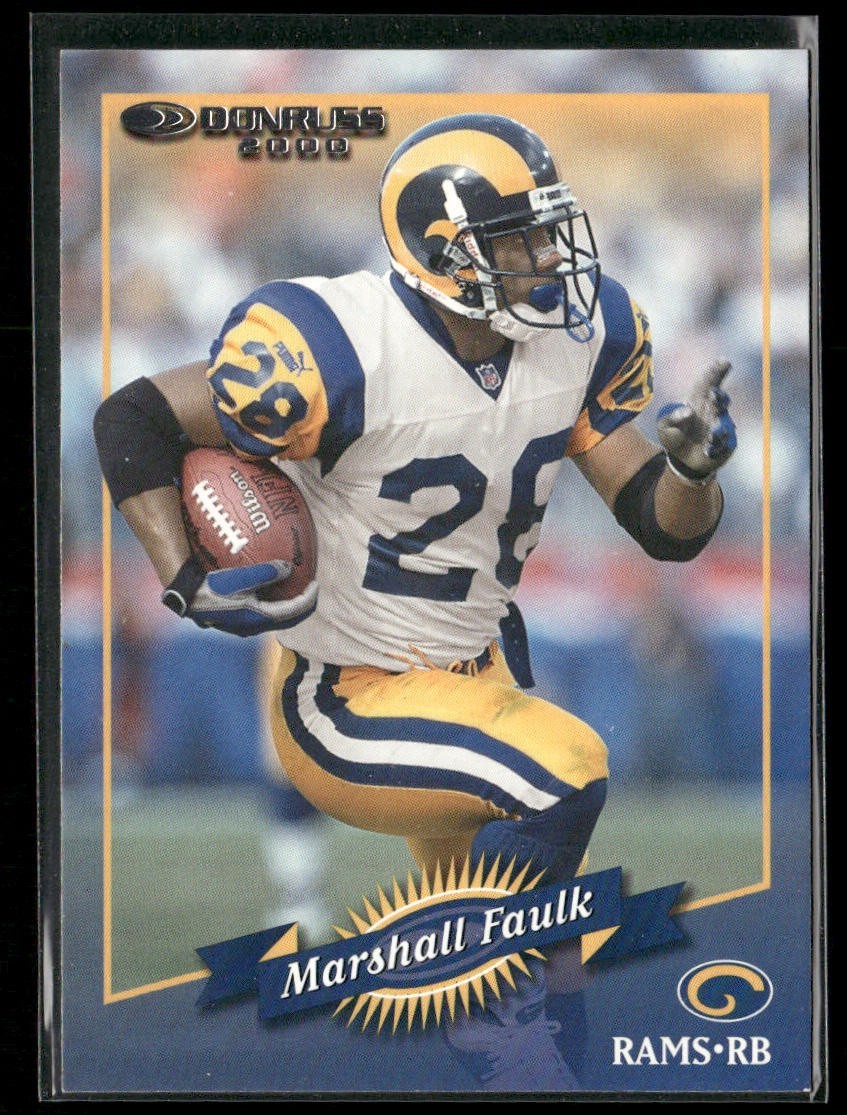 Marshall Faulk Player Lot Bundle 10 Different Football Cards MF004 Colts Rams back