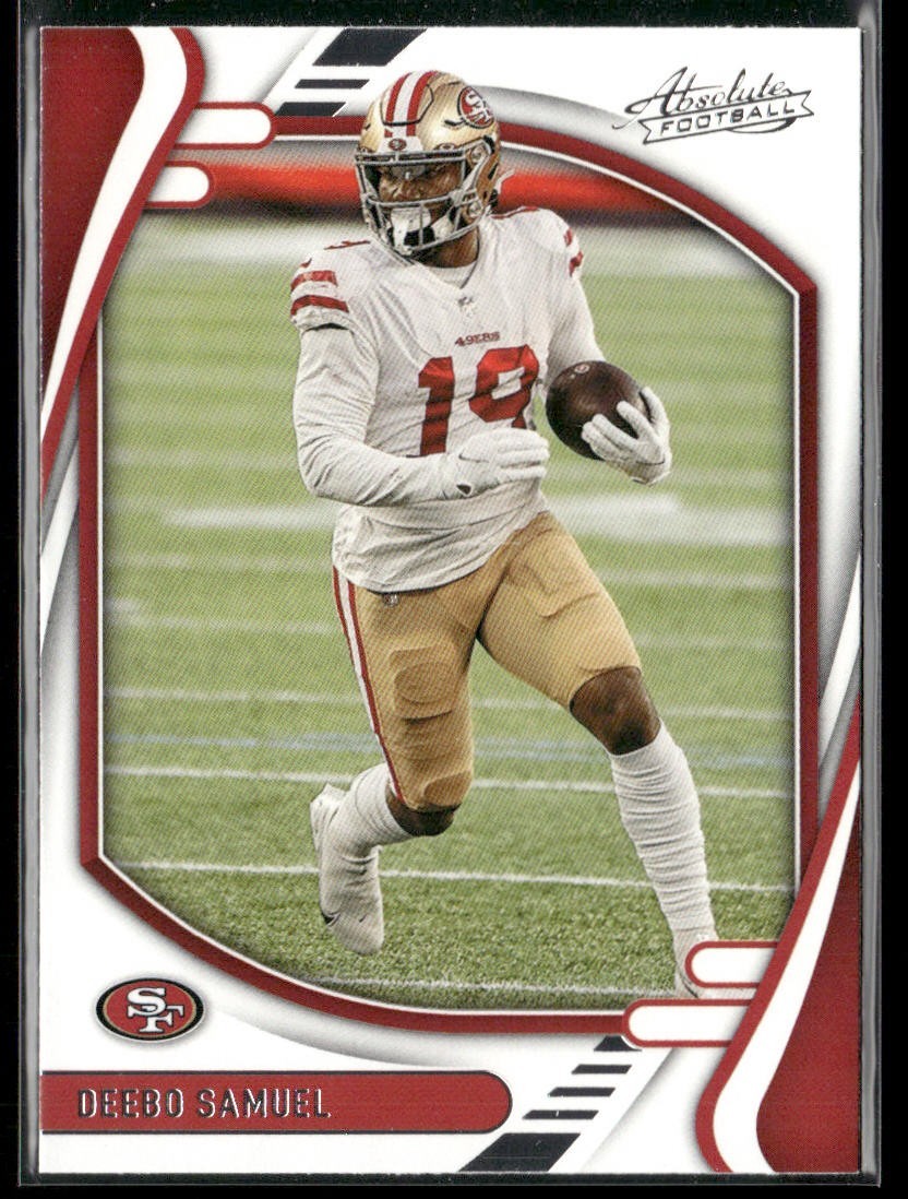 Deebo Samuel Player Lot Bundle 10 Different Football Cards DS001 San Fran 49ers back