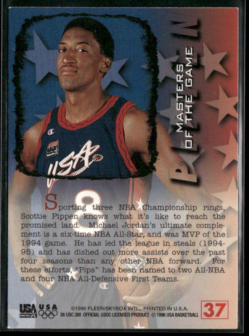 Scottie Pippen Player Lot Bundle 10 Basketball Cards SP004 Chicago Bulls back