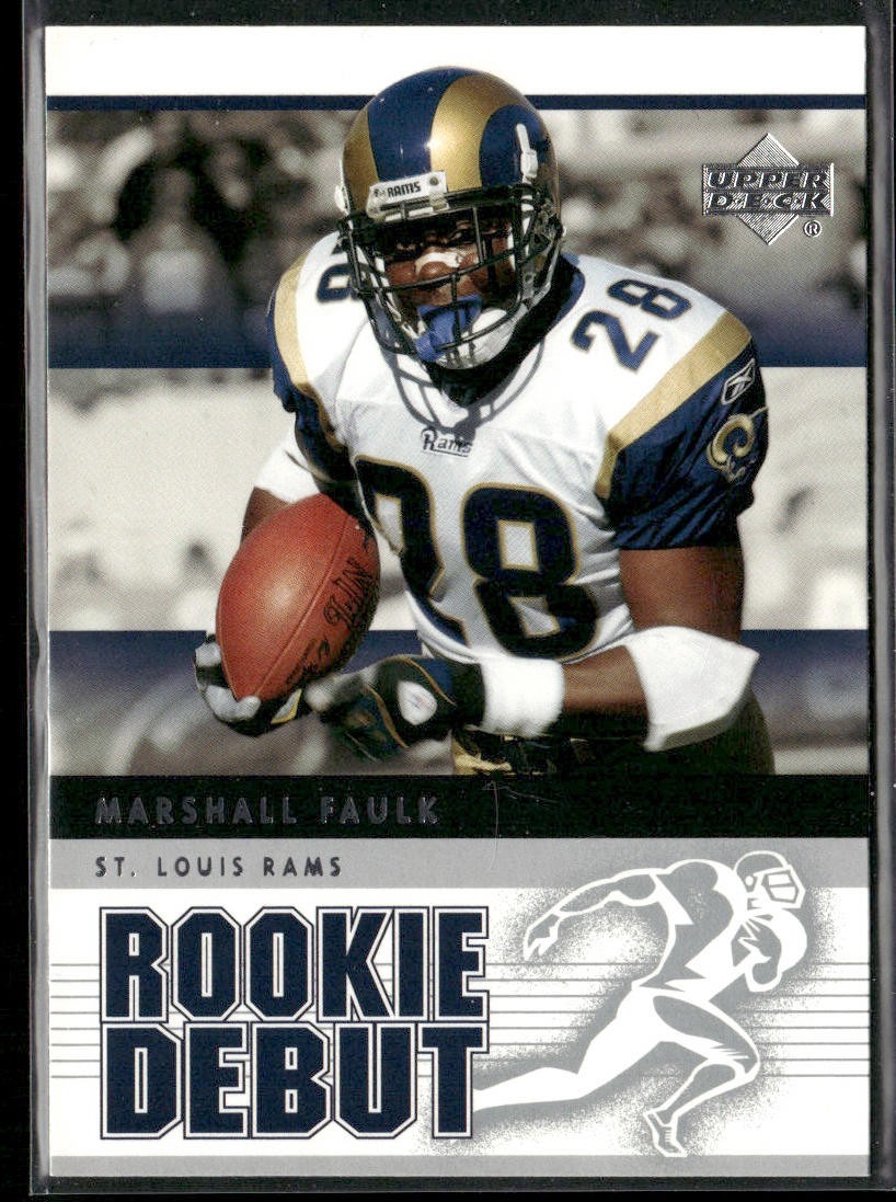 Marshall Faulk Player Lot Bundle 10 Different Football Cards MF001 Colts Rams back