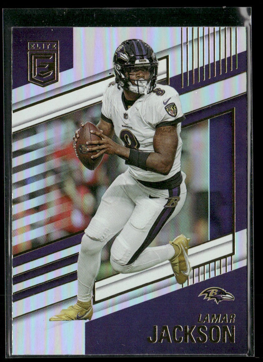 Lamar Jackson Player Lot Bundle 10 Different Football Cards LJ003 Ravens 1 RC back