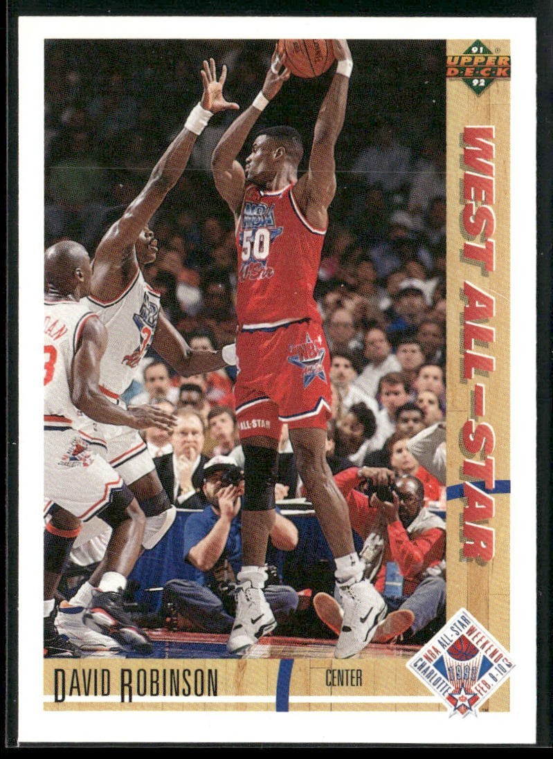 David Robinson Player Lot Bundle 10 Basketball Cards DR004 Spurs back