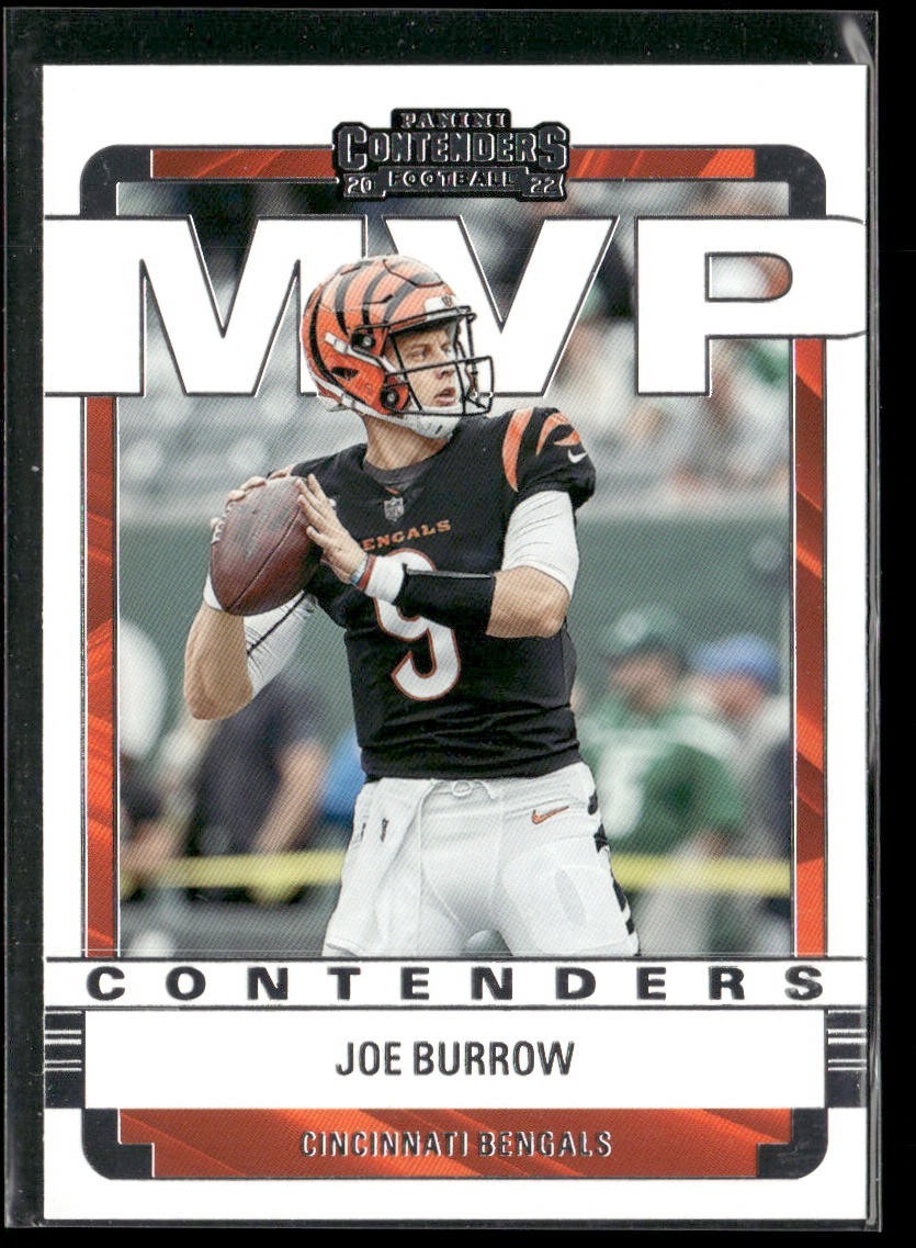 Joe Burrow Player Lot Bundle 10 Different Football Cards JB001 Bengals back