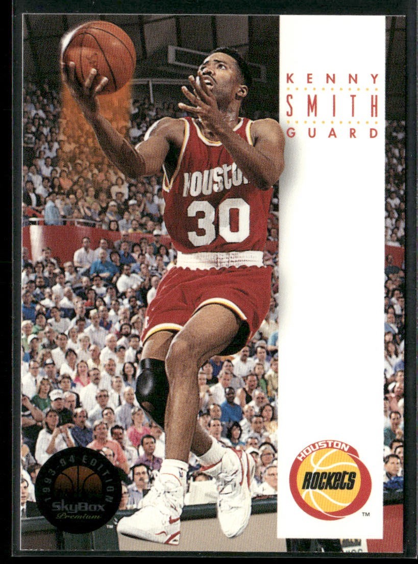 Kenny Smith Player Lot Bundle 10 Basketball Cards KS001 Rockets back