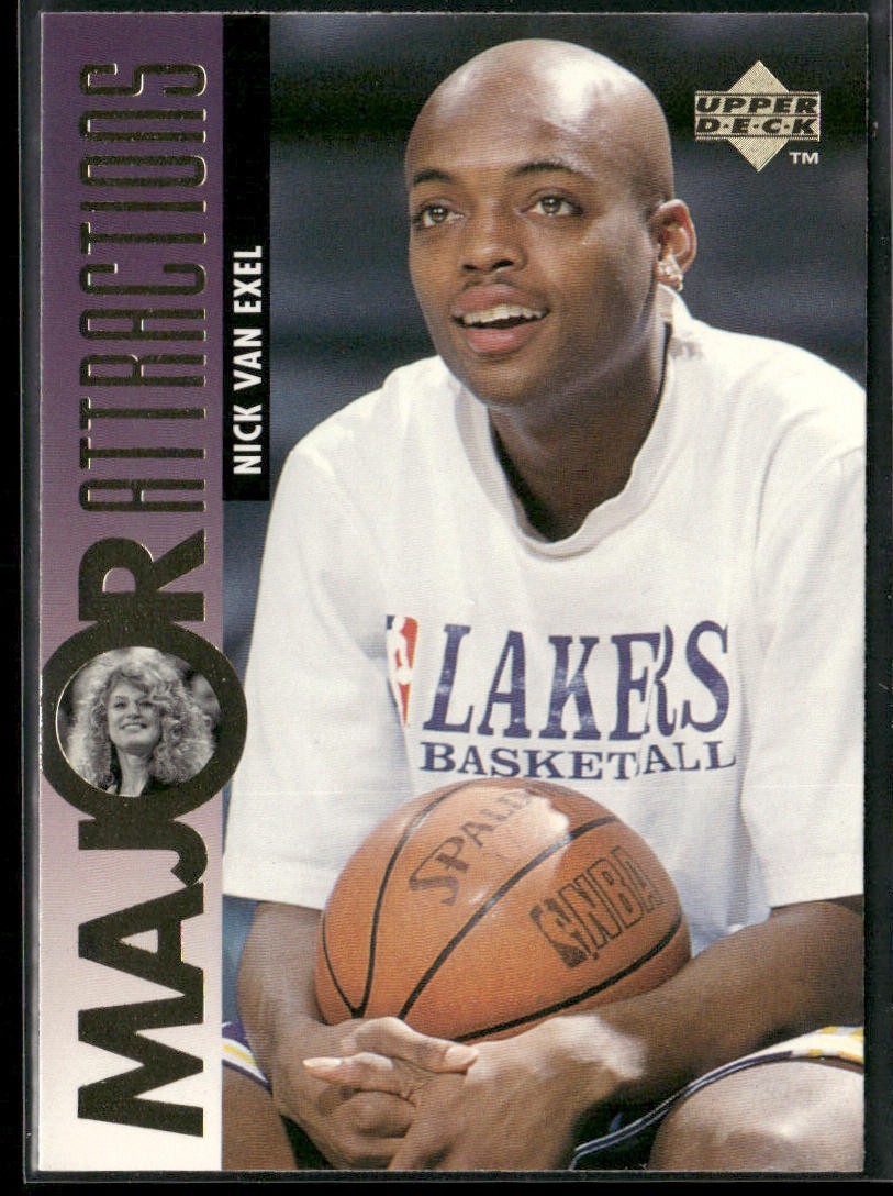 Nick Van Exel Player Lot Bundle 10 Basketball Cards NVE002 Lakers 2 RC's back