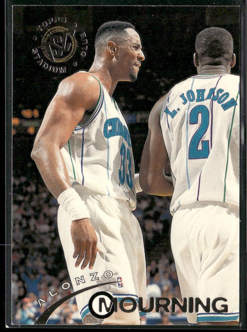 Alonzo Mourning Player Lot Bundle 10 Different Basketball Cards AM001 Heat back
