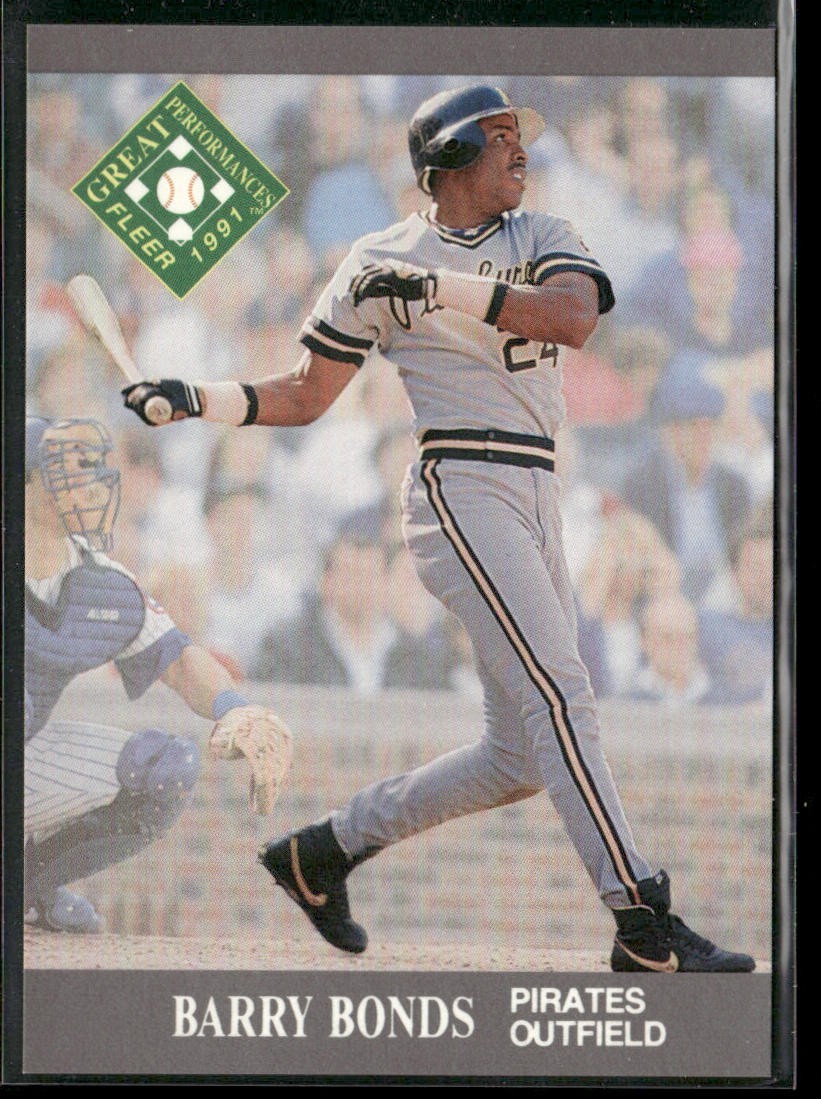 Barry Bonds Player Lot Bundle 10 Different Baseball Cards BB001 Giants Pirates back