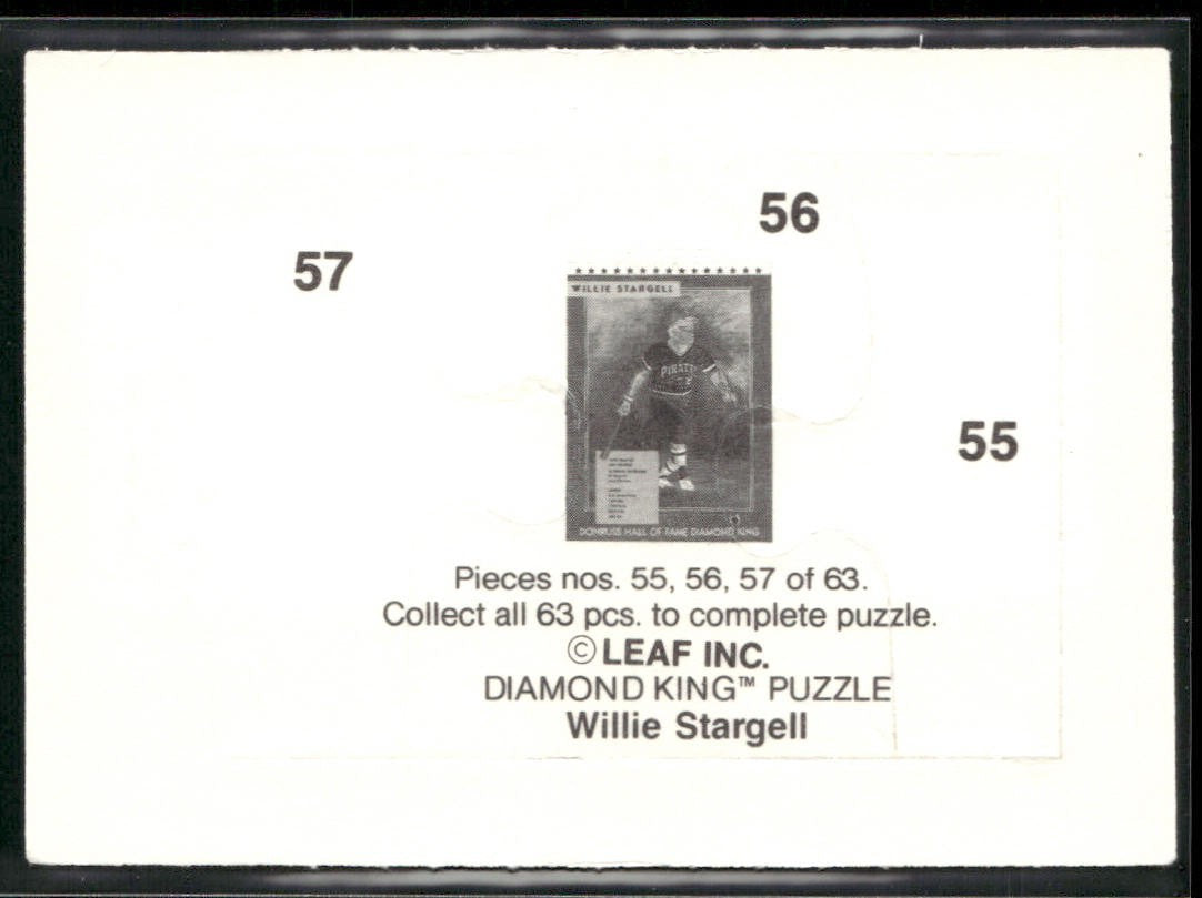 Puzzle Piece Lot Bundle 10 Different Baseball Cards P002 back