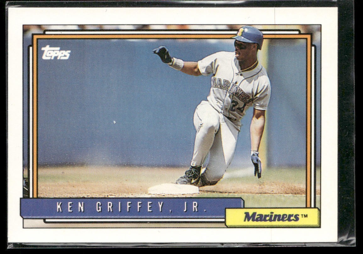 Ken Griffey Jr. Player Lot Bundle 10 Different Baseball Cards KGJ002 Mariners back