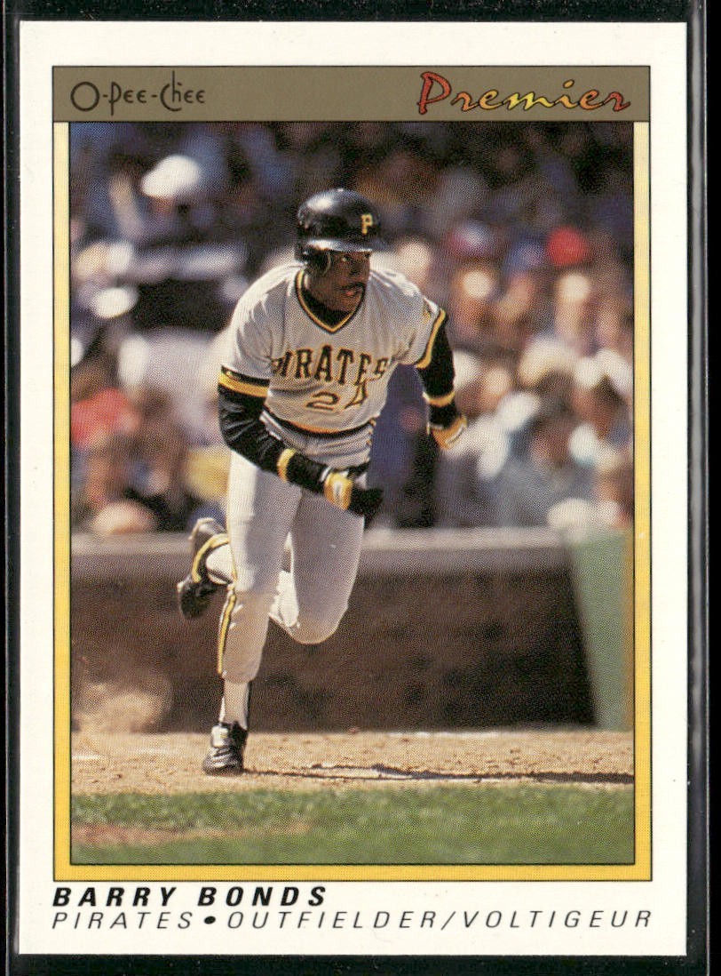 Barry Bonds Player Lot Bundle 10 Different Baseball Cards BB001 Giants Pirates back