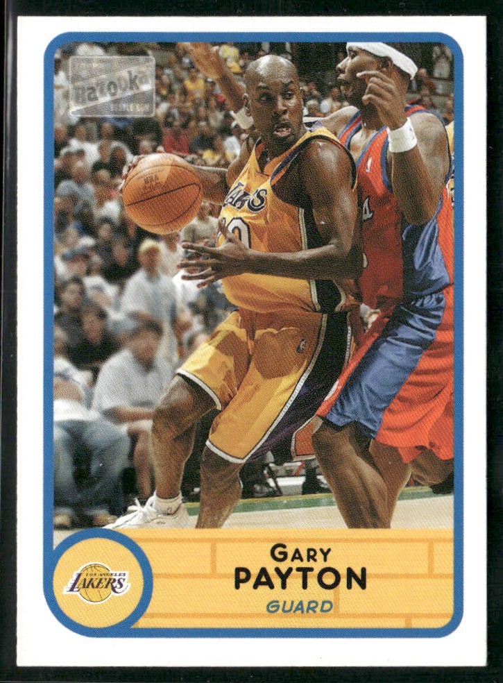 Gary Payton Player Lot Bundle 10 Basketball Cards GP003 Supersonics back