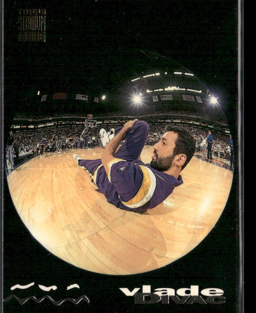 Vlade Divac Player Lot Bundle 10 Basketball Cards VD003 Lakers Hornets back