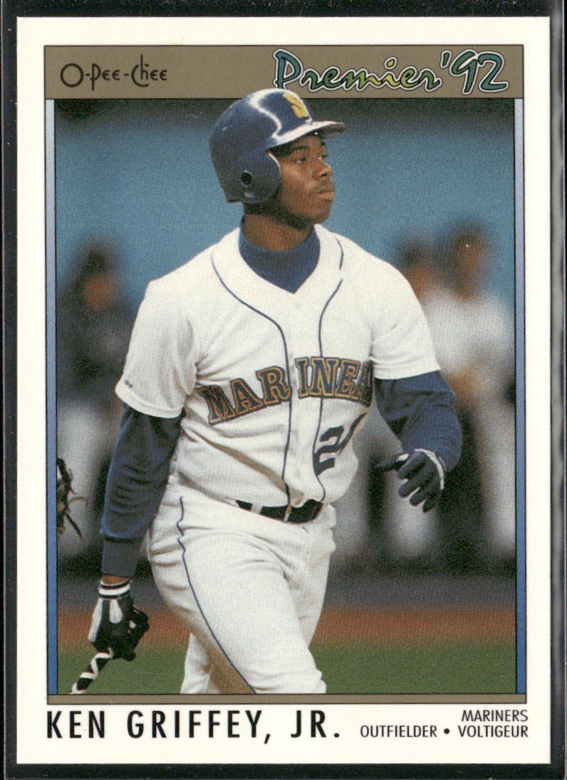 Ken Griffey Jr. Player Lot Bundle 10 Different Baseball Cards KGJ002 Mariners back