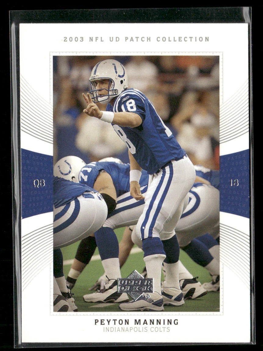 Peyton Manning Player Lot Bundle 10 Different Football Cards PM002 Colts back