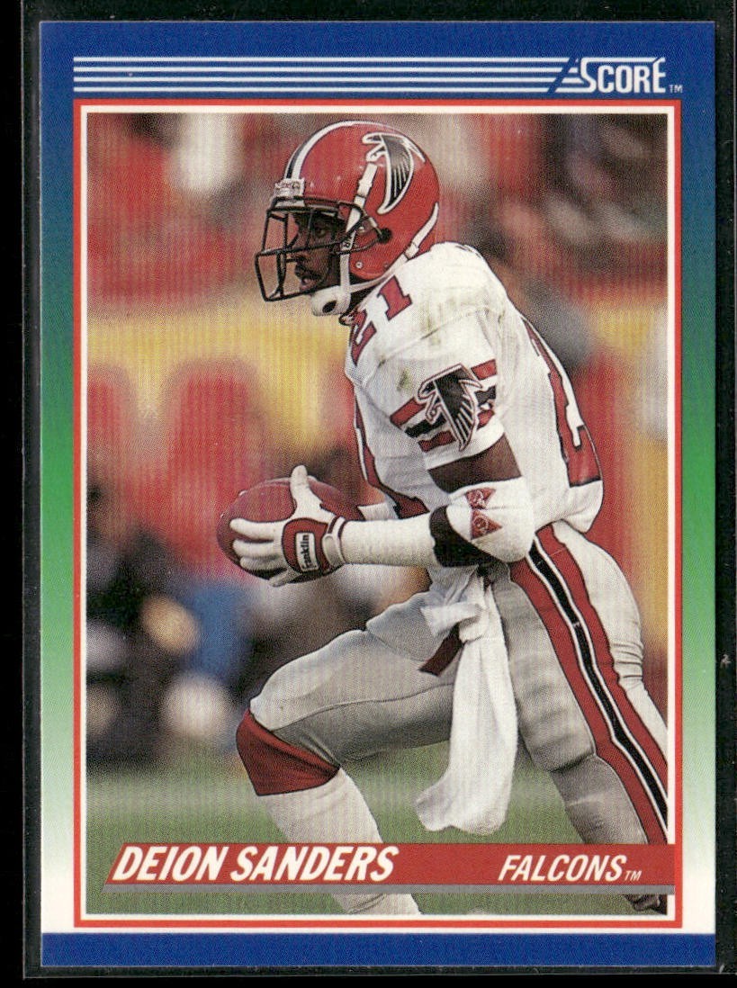 Deion Sanders Player Lot Bundle 10 Different Football Cards DS001 Falcons 49ers back