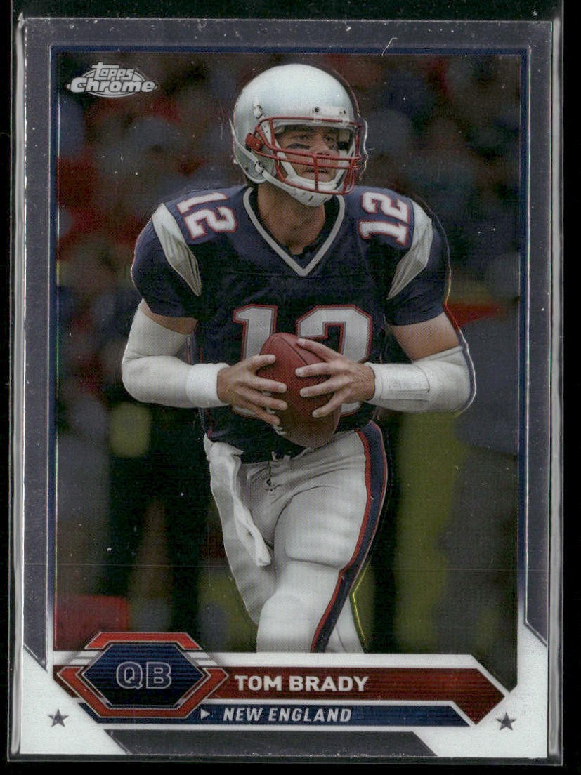 Tom Brady Player Lot Bundle 10 Different Football Cards TB001 Patriots back