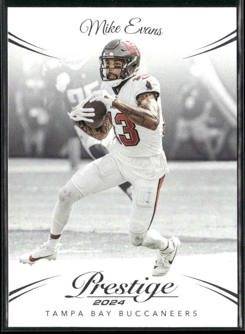 Mike Evans Player Lot Bundle 10 Different Football Cards ME002 Buccaneers back