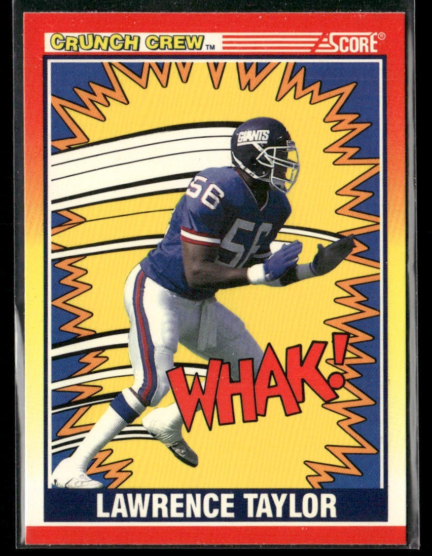 Lawrence Taylor Player Lot Bundle 10 Different Football Cards LT001 Giants back