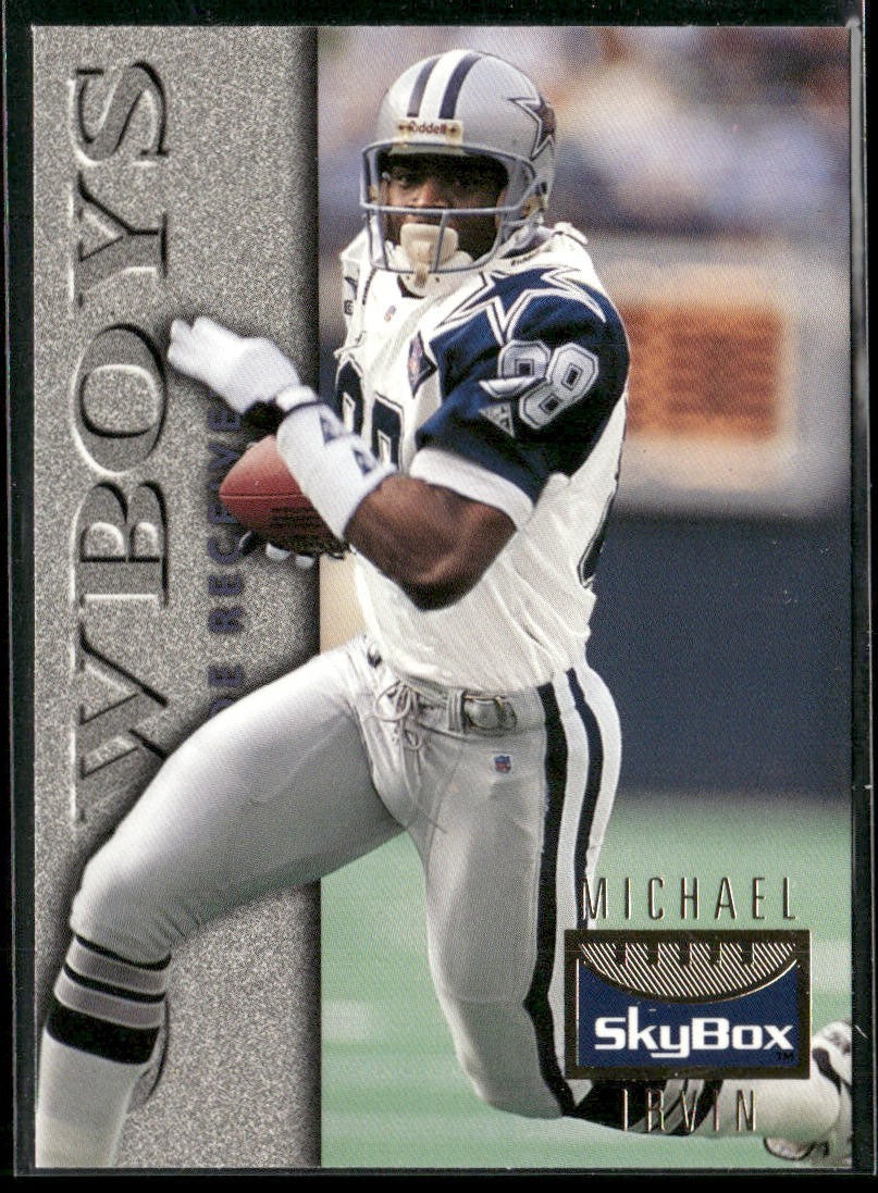 Michael Irvin Player Lot Bundle 10 Different Football Cards MI007 Cowboys back