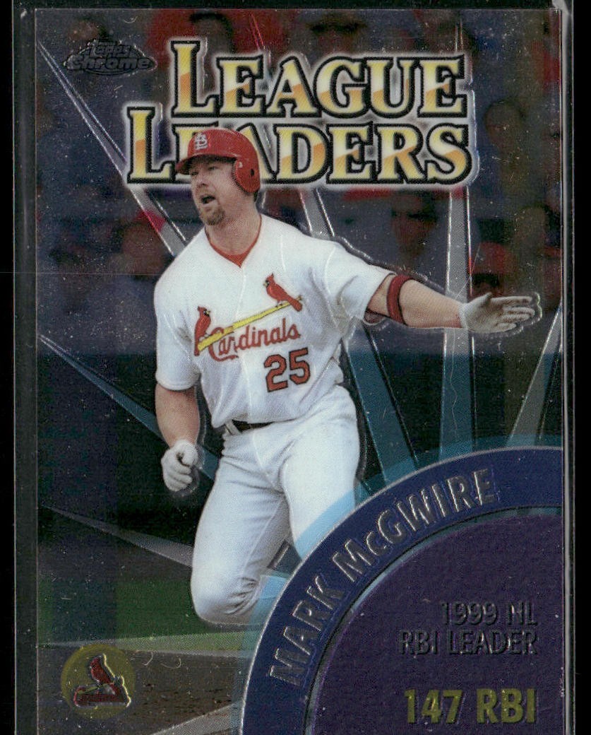 Mark McGwire Player Lot Bundle 10 Different Baseball Cards MM001 Athletics back