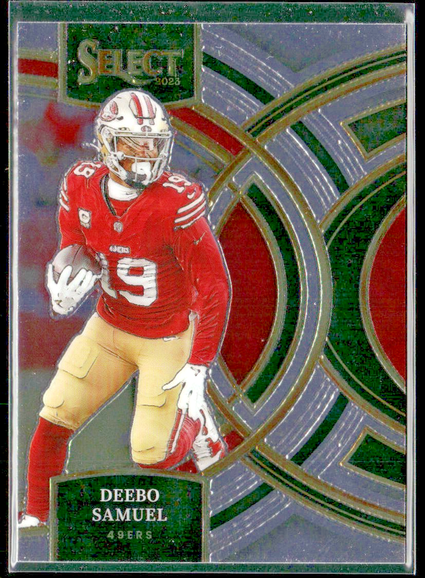 Deebo Samuel Player Lot Bundle 10 Different Football Cards DS002 San Fran 49ers front