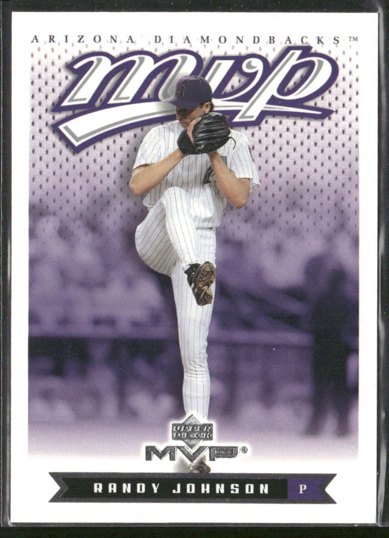 Randy Johnson Lot Bundle 10 Different Baseball Cards RJ001 Mariners back