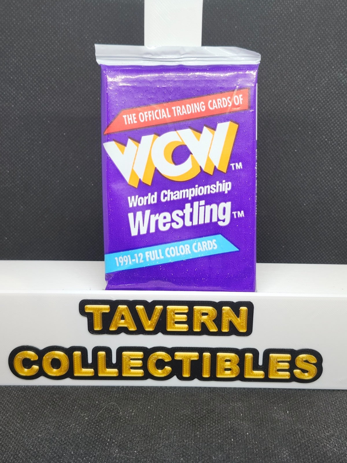 1991 World Championship Wresting WCW trading cards Factory Sealed Pack of 12 front