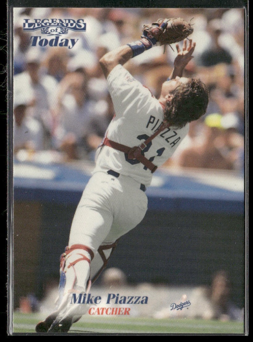 Mike Piazza Player Lot Bundle 10 Different Baseball Cards MP001 Dodgers Mets back