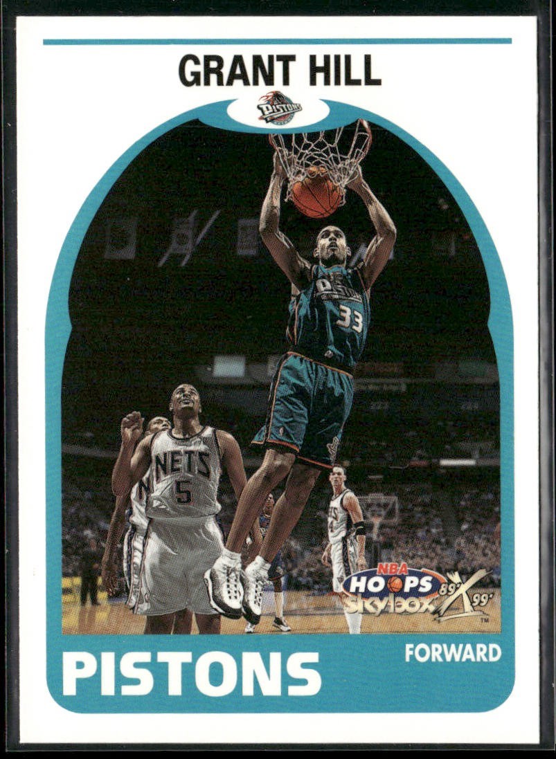 Grant Hill Player Lot Bundle 10 Basketball Cards GH003 Pistons 1 RC back
