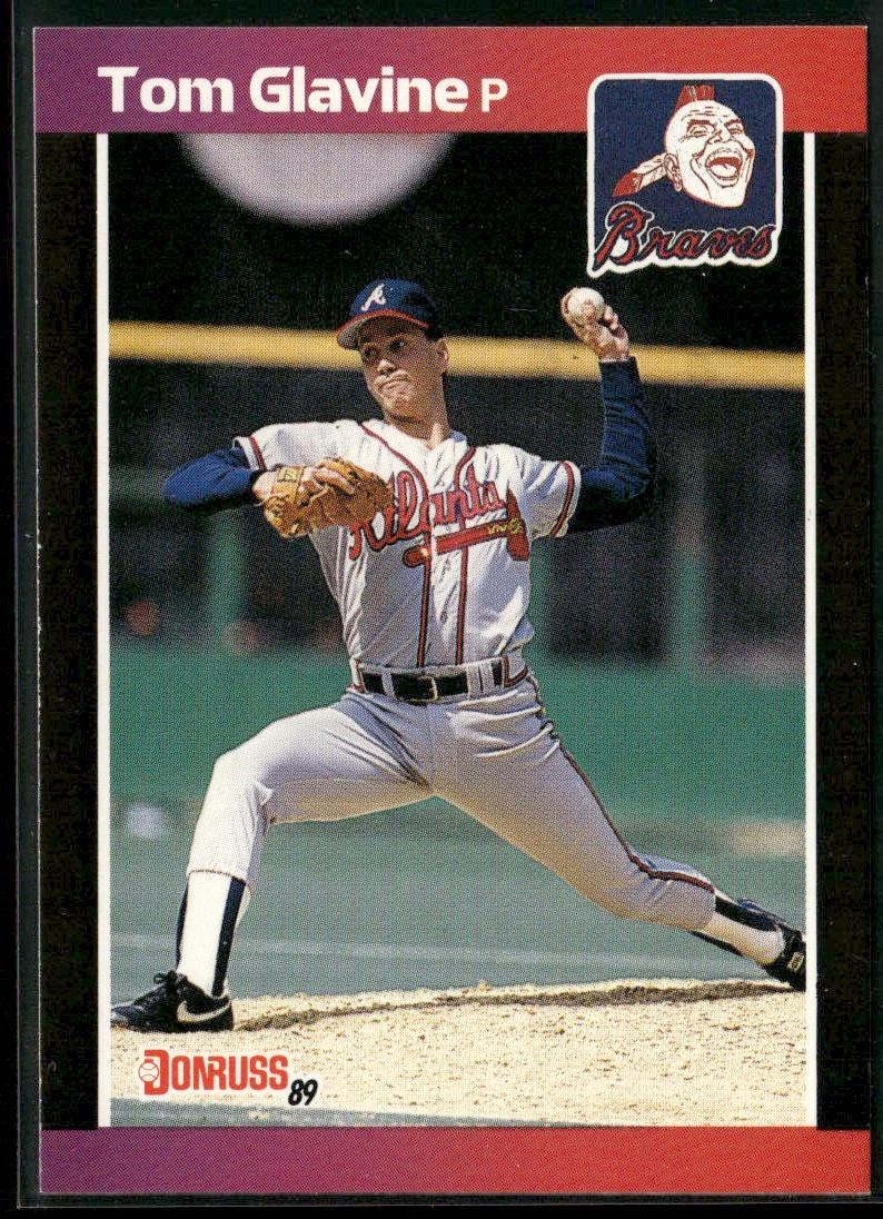 Tom Glavine Lot Bundle 10 Different Baseball Cards TG001 Braves back