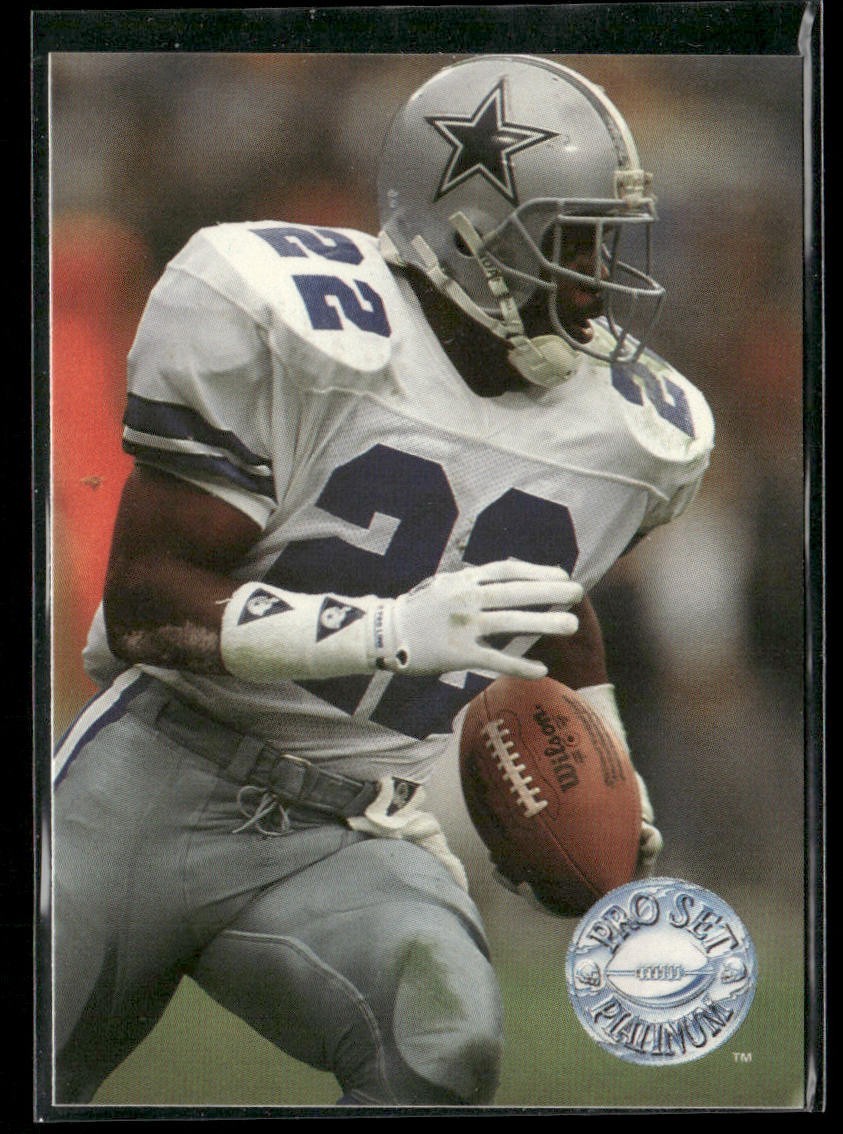 Emmitt Smith Player Lot Bundle 10 Different Football Cards ES002 Cowboys back
