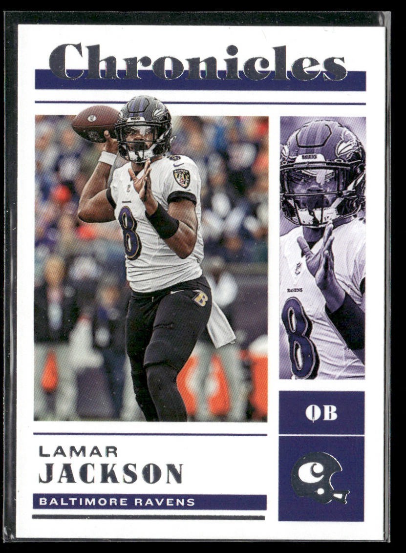 Lamar Jackson Player Lot Bundle 10 Different Football Cards LJ002 Ravens back