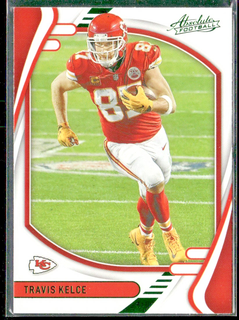 Travis Kelce Player Lot Bundle 10 Different Football Cards TK003 Chiefs back