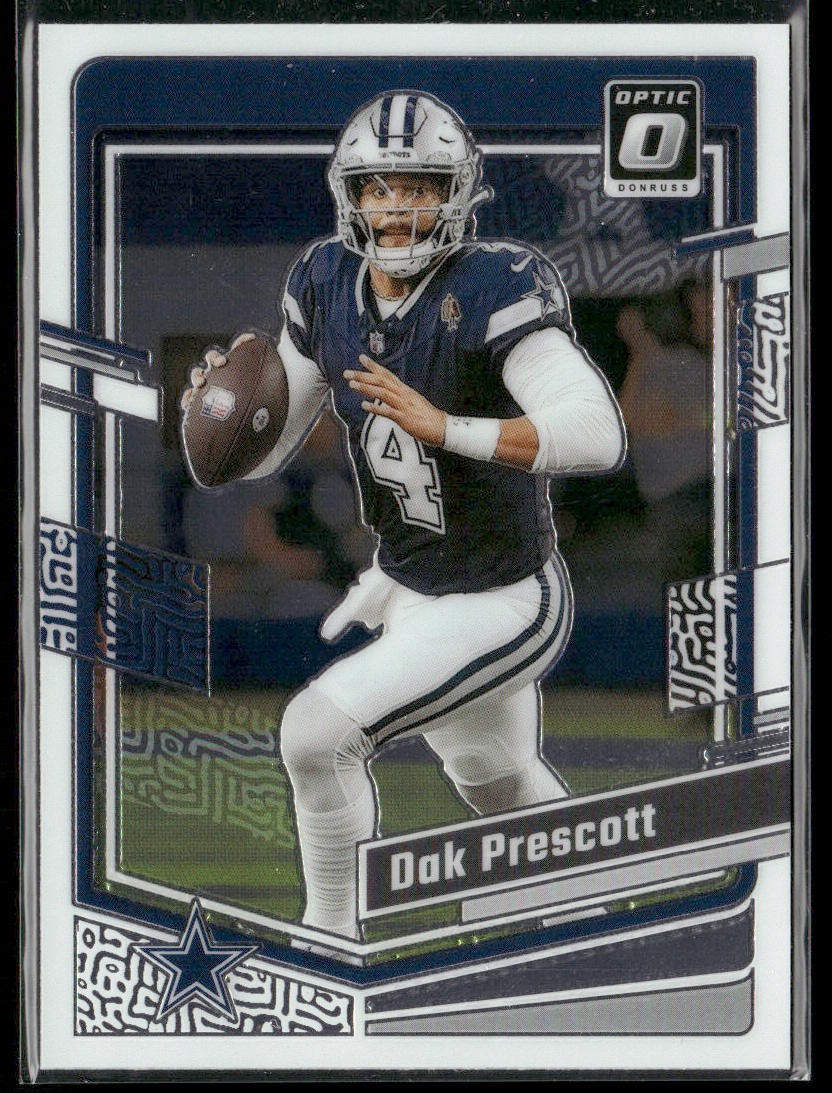 Dak Prescott Player Lot Bundle 10 Different Football Cards DP001 Cowboys back