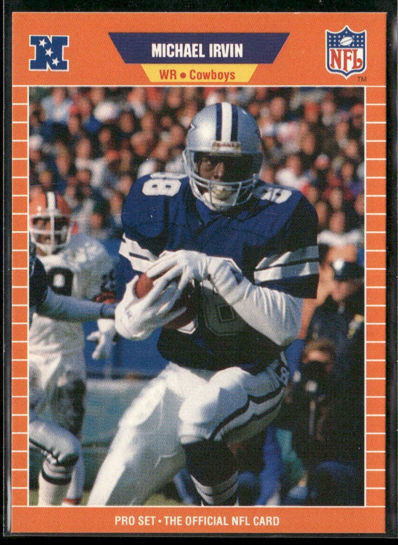 Michael Irvin Player Lot Bundle 10 Different Football Cards MI003 Cowboys back