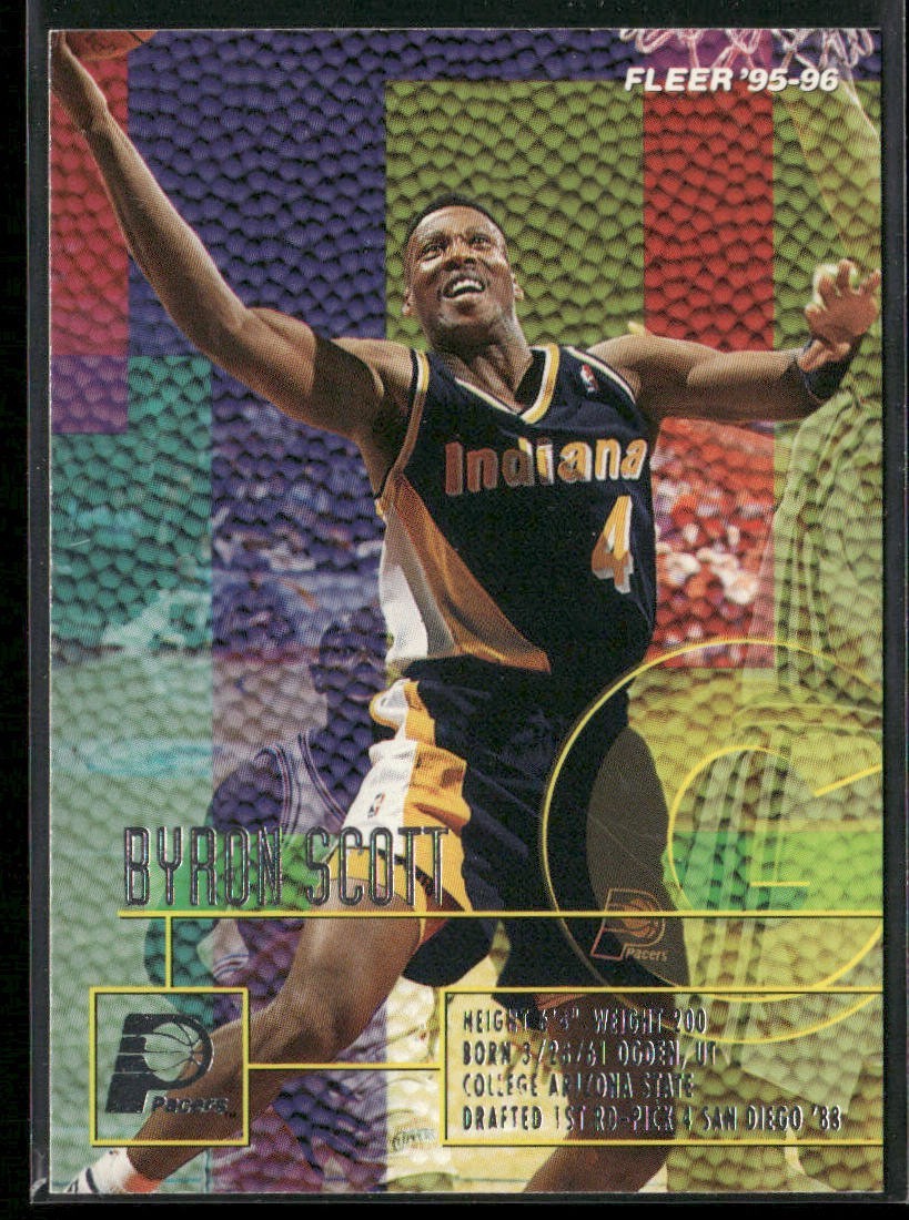 Byron Scott Player Lot Bundle 10 Different Basketball Cards BS002 Lakers Pacers back