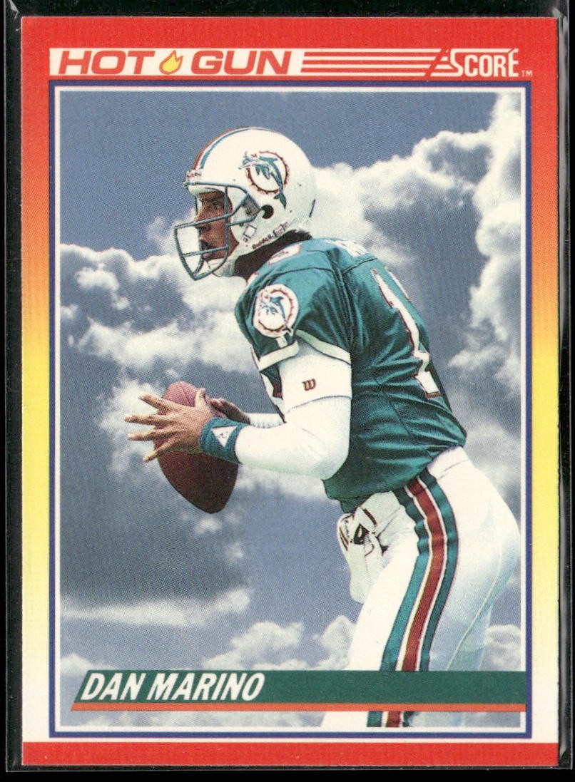 Dan Marino Player Lot Bundle 10 Different Football Cards DM007 Dolphins back