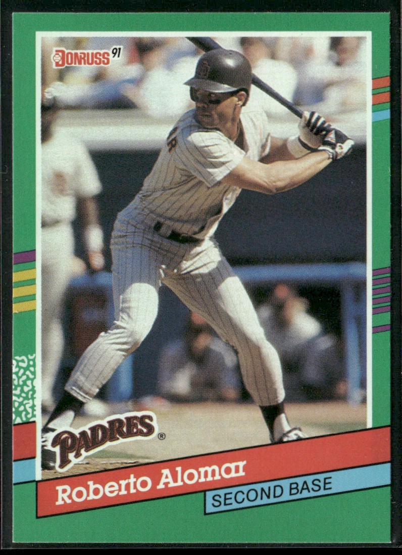 Roberto Alomar Lot Bundle 10 Different Baseball Cards RA001 Blue Jays Padres back