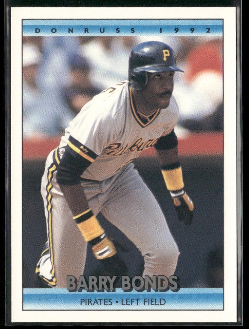 Barry Bonds Player Lot Bundle 10 Different Baseball Cards BB003 Giants Pirates back